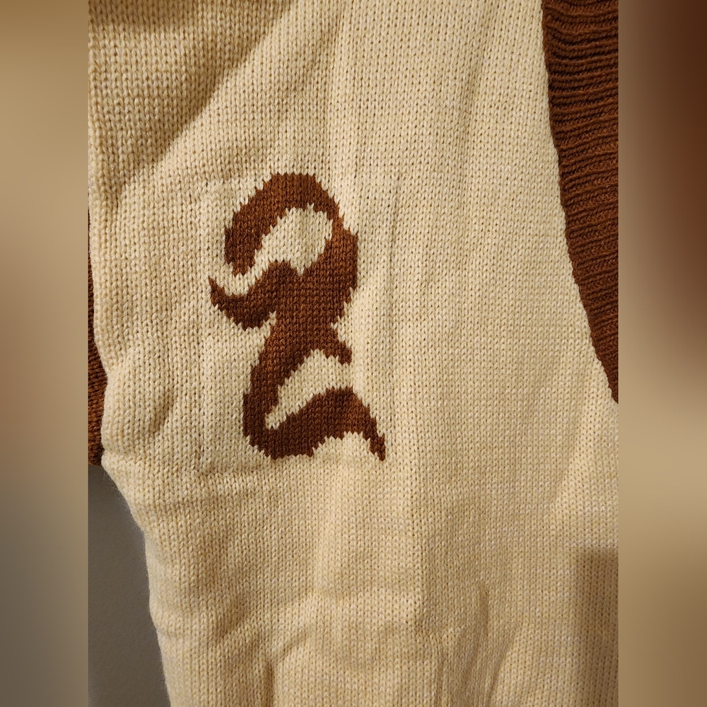 Embroidered Color Block Drop Shoulder Cardigan Pr… - image 3